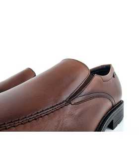 Foto de los elásticos laterales:
Zapato hombre Baerchi piel marrón elásticos laterales