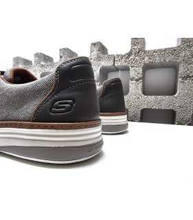 Zapato deportivo hombre Hyland-Ratner de Skechers gris
