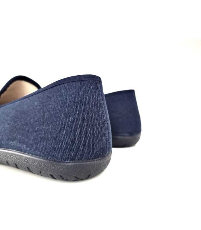Zapatillsa casa cerrada bandera azul de Cabrera para hombre, vista trasera
