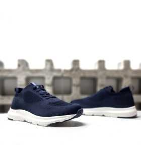 Deportivo ligero textil azul cordón elástico de Nicoboco de hombre