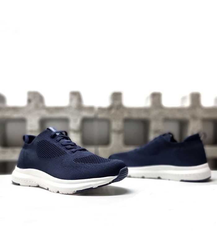 Deportivo ligero textil azul cordón elástico de Nicoboco de hombre