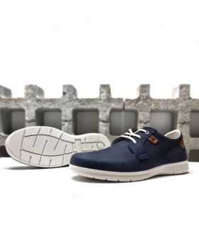 suela zapato sport azul hombre Luisetti ultraligera flexible vista inferior