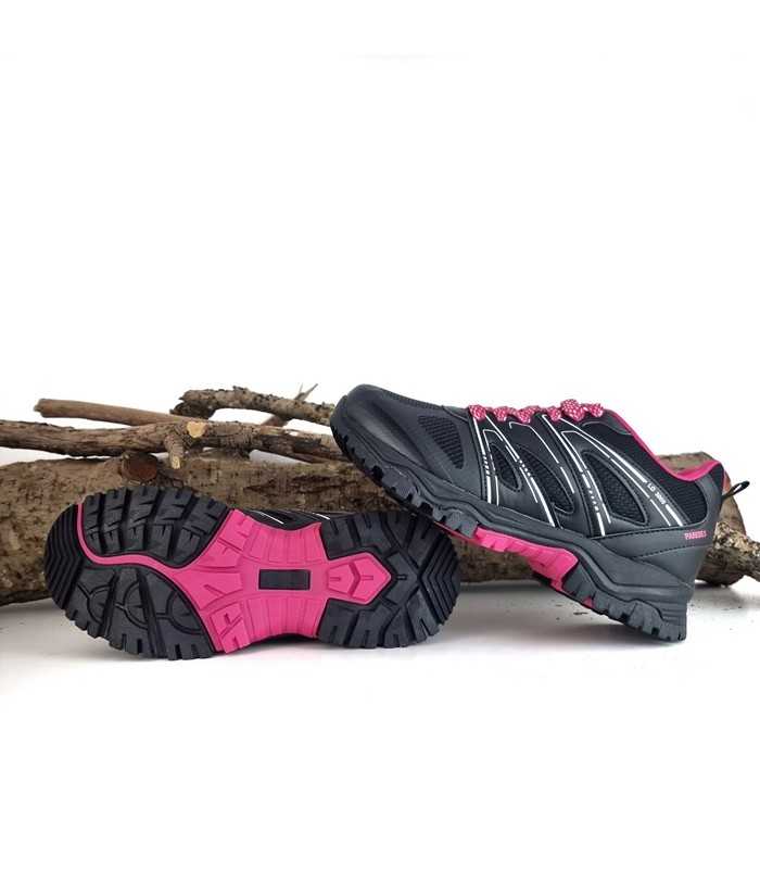 Suela resistente de la zapatillas senderismo mujer Espadán negra de Paredes