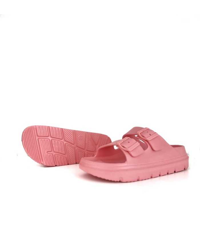 Sandalia dos hebillas playa tipo Bikerston de Nicoboco beige