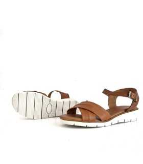 sandalia mujer cuña blanca suela flexible outlet verano