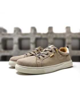 Zapatilla casual Viver de Paredes medio perfil color beige