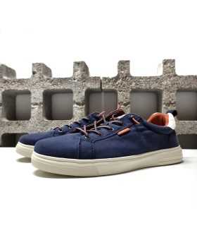 Zapatilla casual Viver de Paredes medio perfil color azul