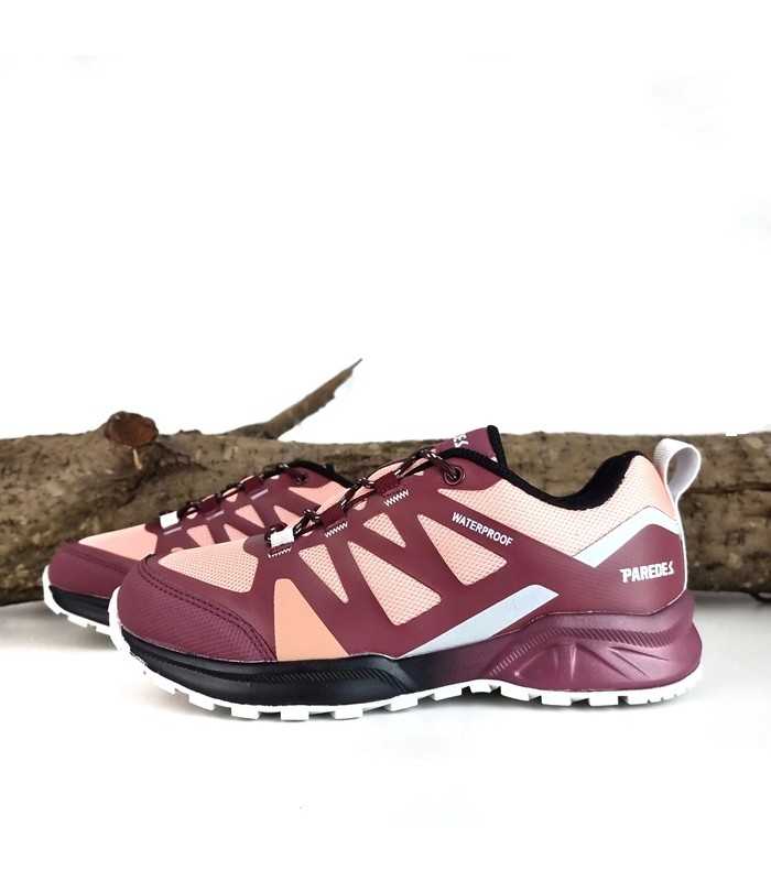 Zapatilla trekking Arantxa burdeos mujer de Paredes