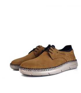 Zapatos blucher hombre marrón cosido a mano de Luisetti