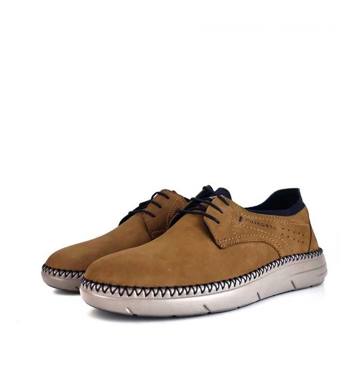 Zapatos blucher hombre marrón cosido a mano de Luisetti