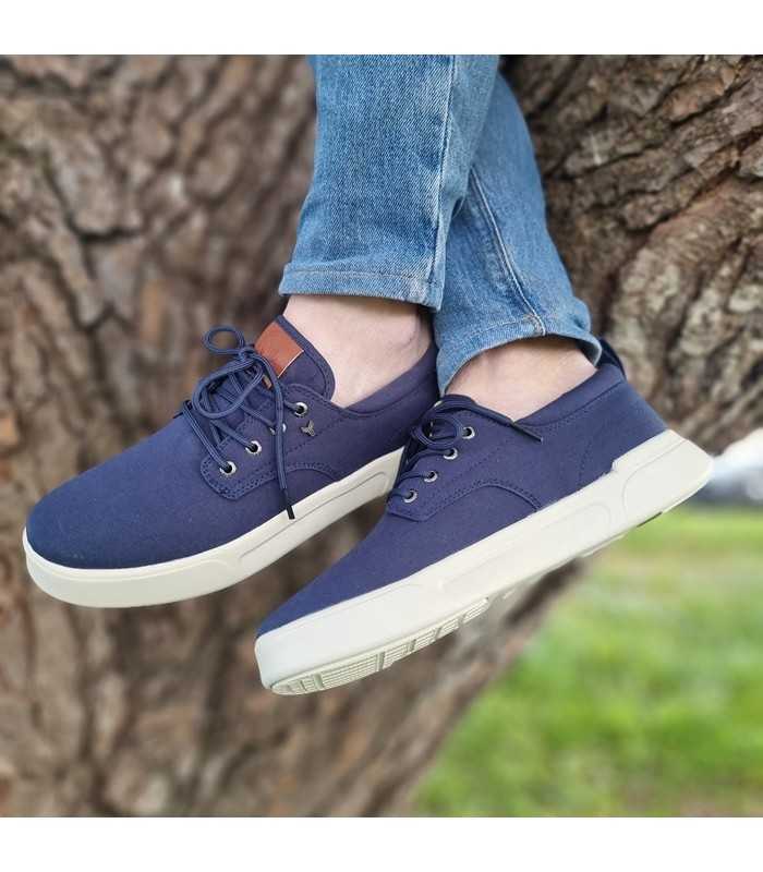 Zapatilla hombre textil Niagra de Yumas azul