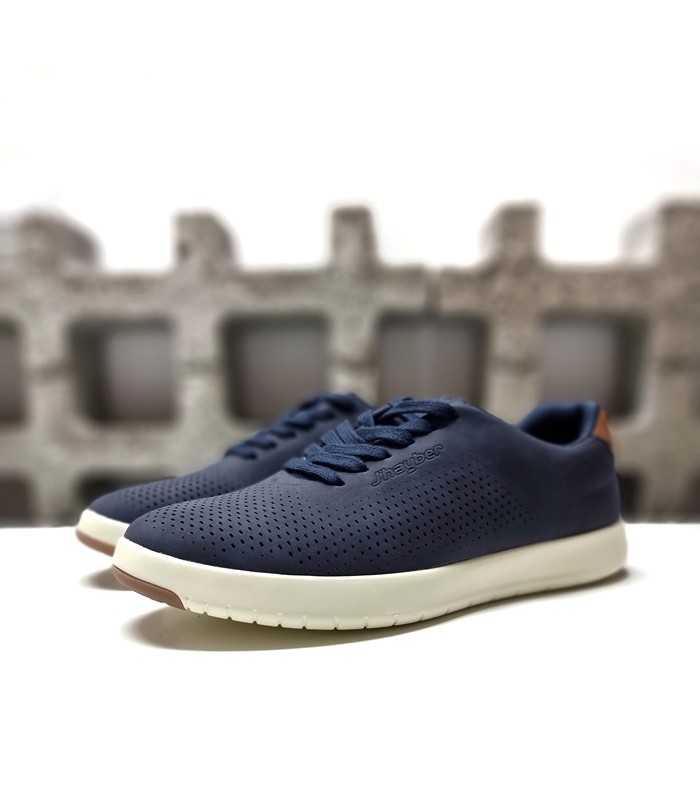 Deportivo azul marino hombre Jhayber con plantilla confort y microperforaciones para verano