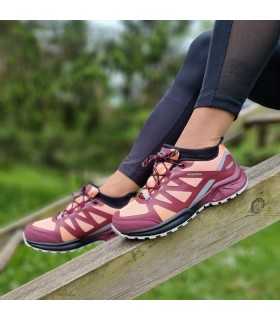Zapatilla trekking Arantxa burdeos mujer de Paredes