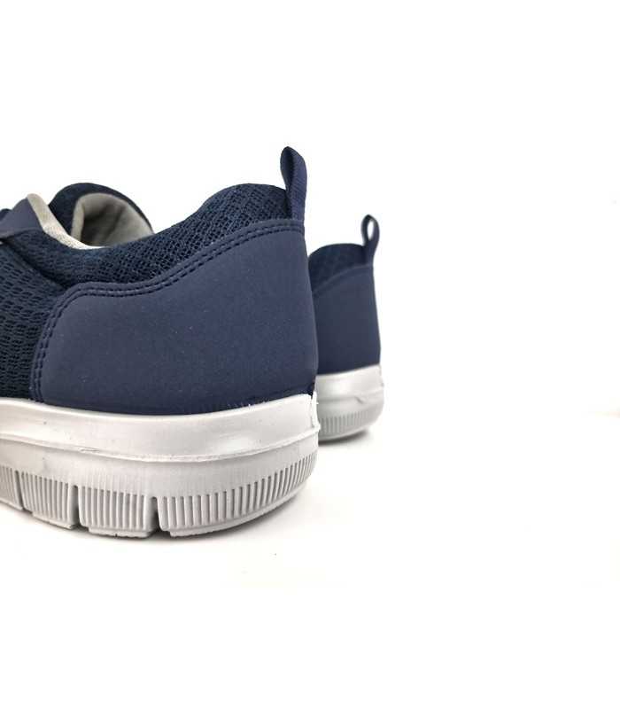 Zapatilla deportiva Runner azul cordones de Luisetti