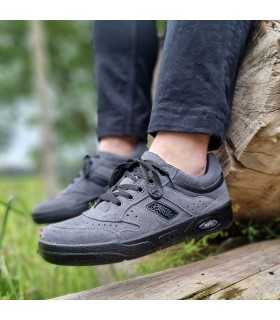 Zapatillas Classics Ecológico Serraje gris de Paredes