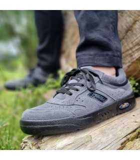 Zapatillas Classics Ecológico Serraje gris de Paredes
