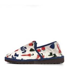 Perfil d zapatillas casa Winter de Pelusin para mujer