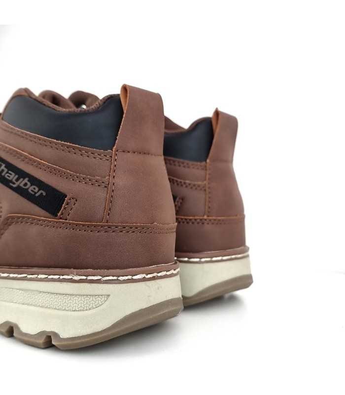 vista trasera del talón de Bota hombre Champi J'hayber marron