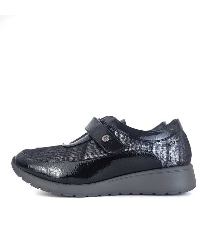 Foto perfil zapato deportivo Treintas piel negro
