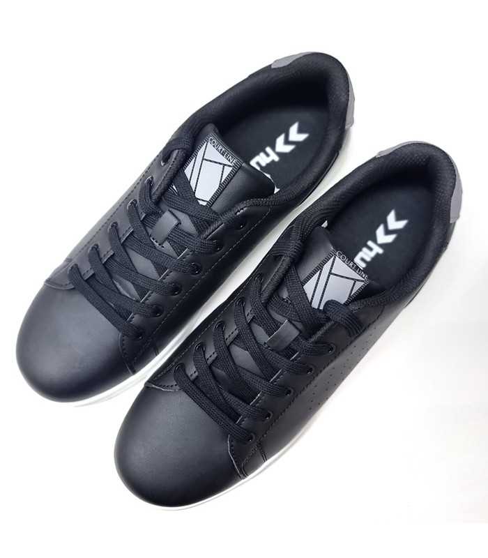 vista superior de vista trasera de Zapatillas deportiva Court Trainers negra