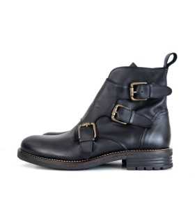 perfil de las botas de hombre negras de hold