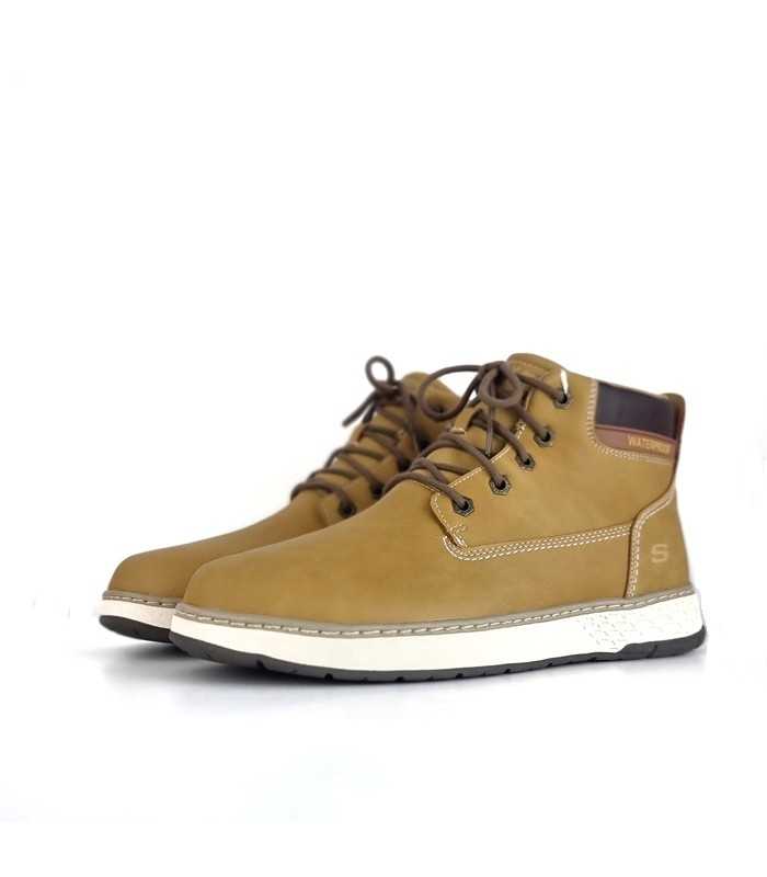 Foto medio perfil : Detalle medio perfil bota hombre Skechers Garlan-Deno.