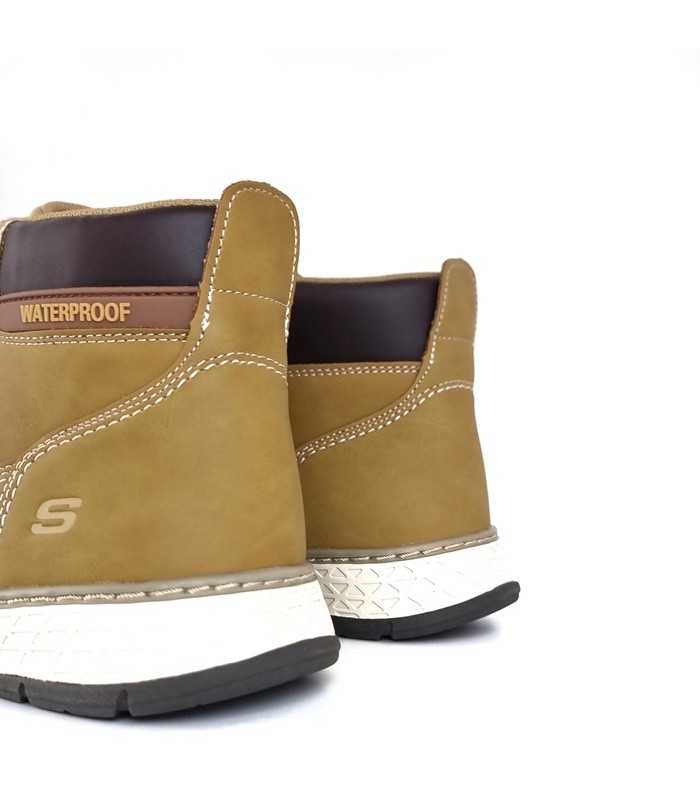 parte trasera de Bota amarilla hombre Skechers