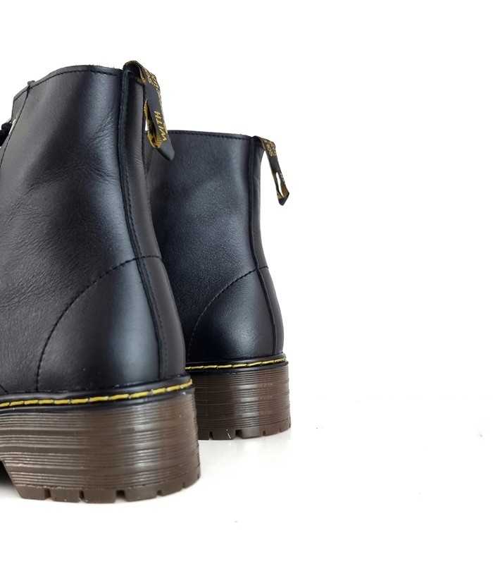 Parte trasera de Bota militar doble plataforma