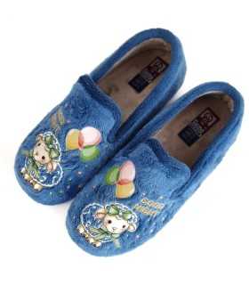 Zapatillas casa mujer Oveja vista desde arriba