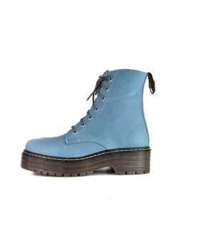 Perfil completo: Botas tipo Martens mujer desde el perfil azul