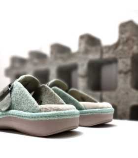 Zapatillas casa mujer Elfo aguamar forro aterciopelado