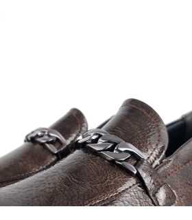 Piso de poliuretano de zapatos Miis marrones