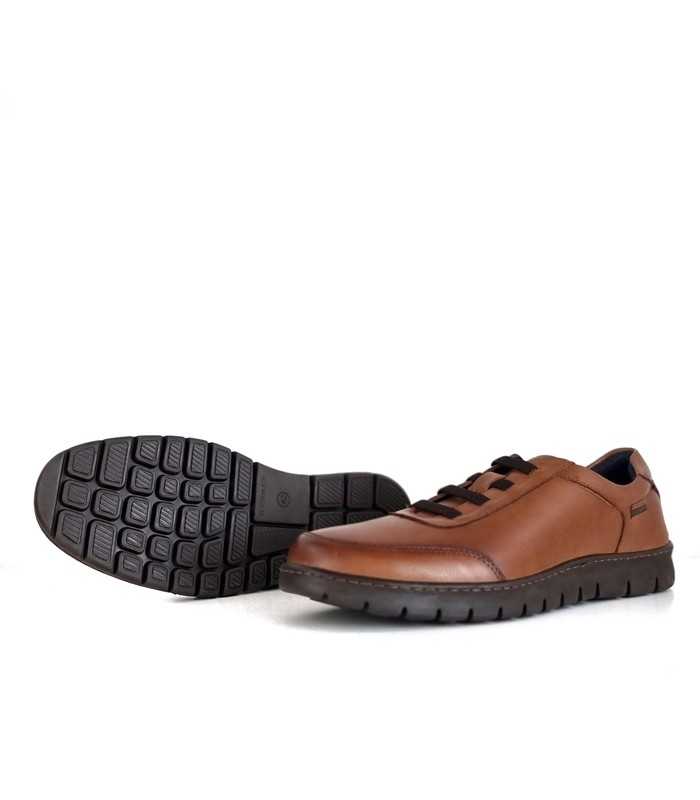 Suela flexible Flexline:
Suela de caucho con tecnología Flexline para una mayor flexibilidad y confort en zapatos marrones