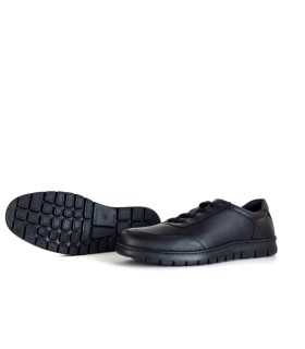 Suela flexible Flexline:
Suela de caucho con tecnología Flexline para una mayor flexibilidad y confort en zapatos negros