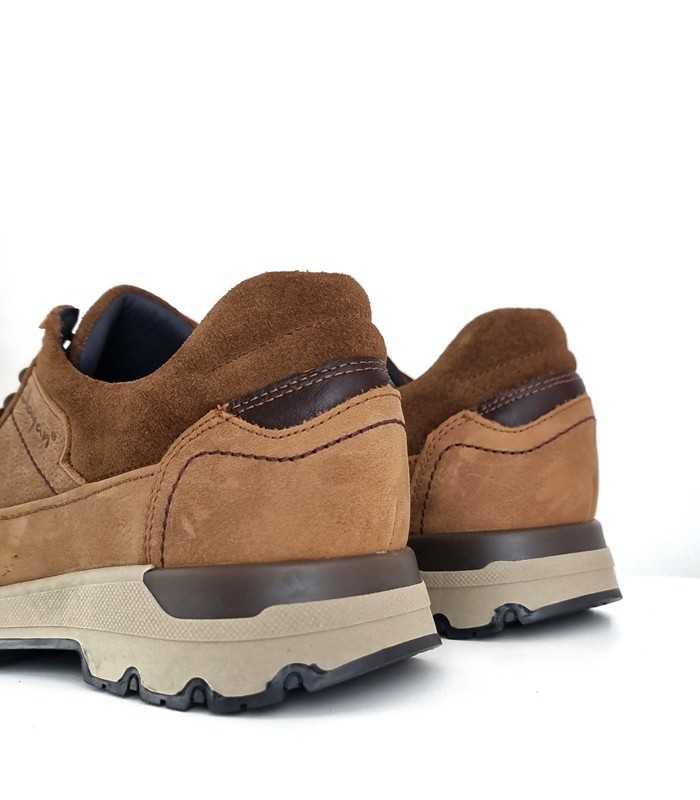 vista trasera del cuello acolchado del Zapatos hombre cordones impermeable