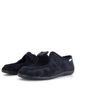 Zapatillas casa anchas con velcro hombre Biomedic