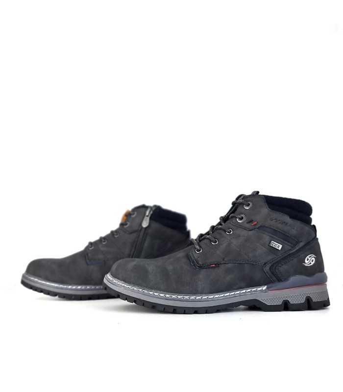 vista de dos perfiles de Botas Dockers suela antideslizante gris