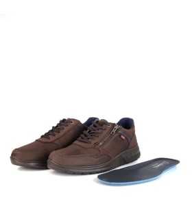 plantilla extraida junto al zapato marron Barak de Luisetti