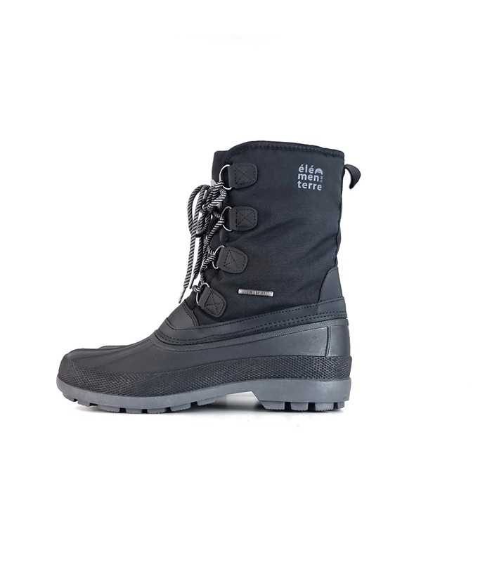 Vista de perfil de la botas de agua media Elementerre en nylon y caucho