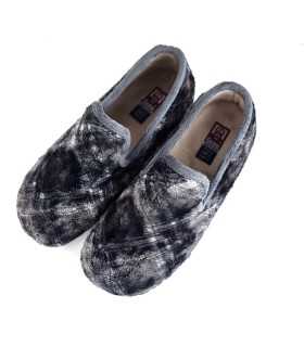 vista superior de Zapatillas casa hombre gris