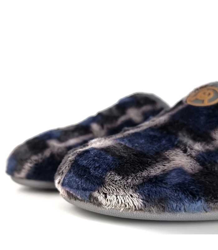 detalle del tejido suave de Zapatillas descalzas hombre Bari