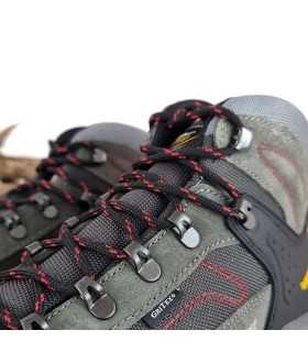 Ganchos anticorrosión y cordones impermeables de la bota de senderismo Grisport