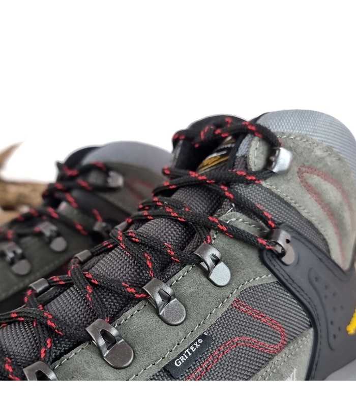 Ganchos anticorrosión y cordones impermeables de la bota de senderismo Grisport