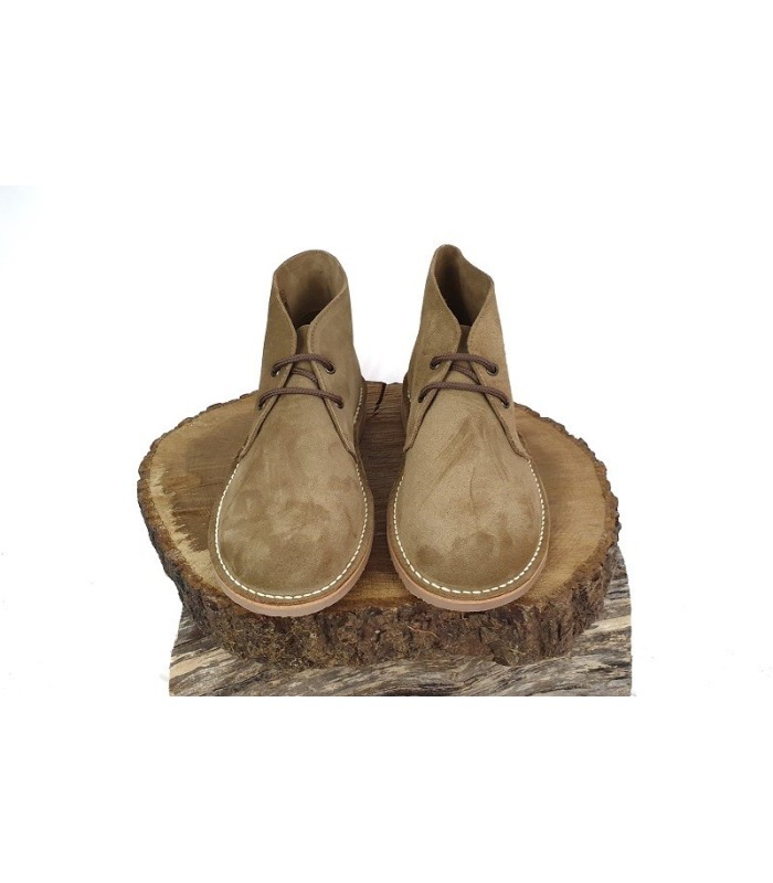 Bota safari para hombre, carapijos, pisacacas en color beige