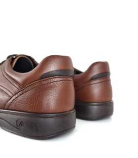 vista del talón de Zapato hombre cómodos Luisetti color marron