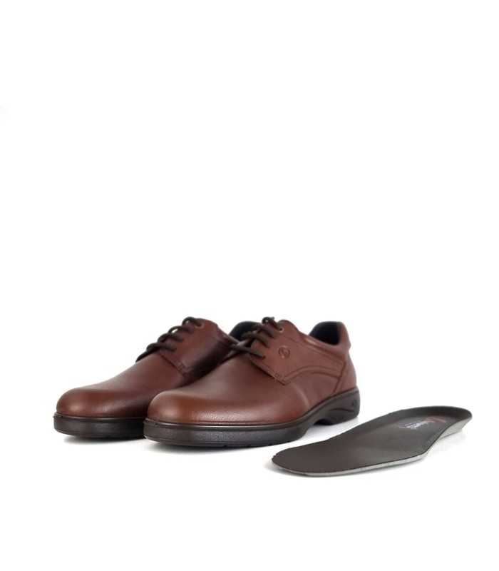 Plantilla extraíble y antibacteriana del zapato marron de Luisetti para hombre