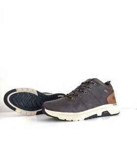 Vista de la suela : "Suela antideslizante del botín impermeable Dockers by Gerli para hombre en botin marron