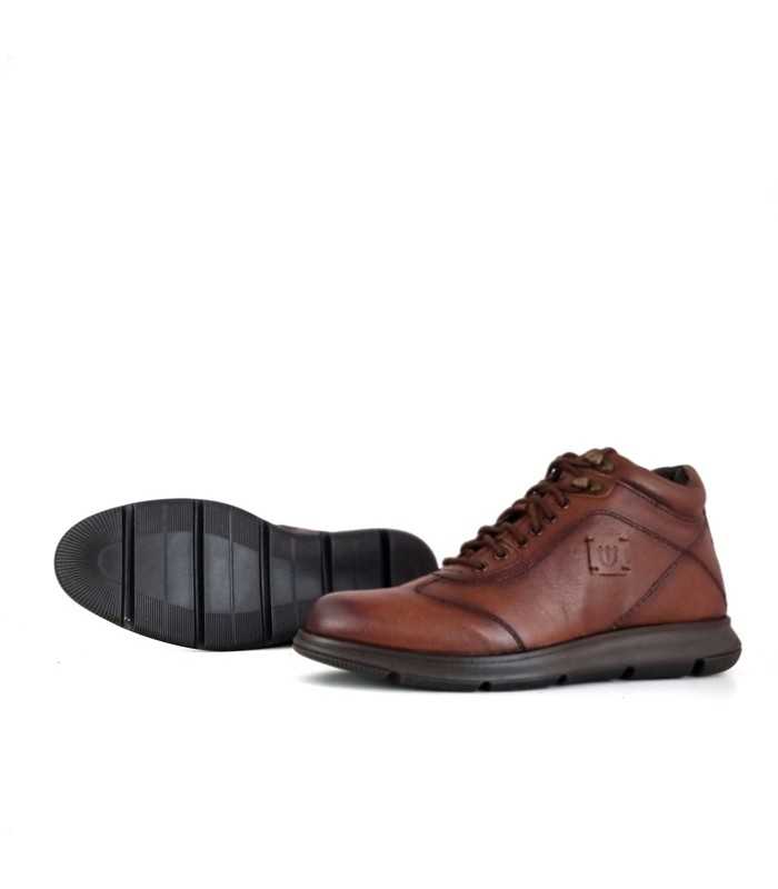 Foto de la suela botas hombre impermeable marrón Cardozo 1956