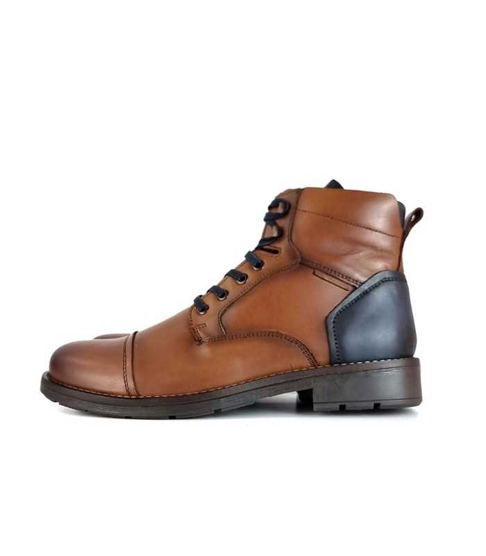 Foto de perfil :
Botas de piel marrón con cordones y cremallera para hombre - S@kut