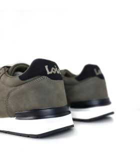 vista trasera de Zapatilla casual Lois de hombre color kaki